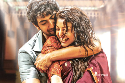 Rana and Kajal Still For Nene Raju Nene Mantri